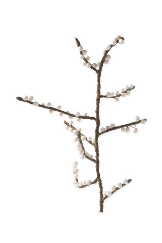 Beerenzweig Wollfilz WEI�