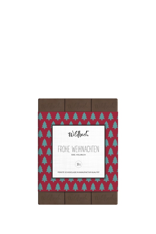Schokolade FROHE WEIHNACHTEN Vollmilch