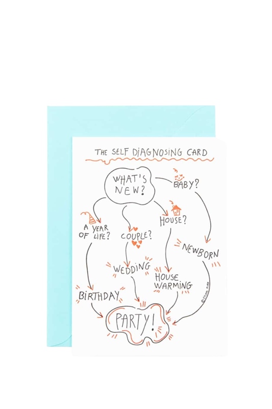 Karte mit Umschlag THE SELF DIAGNOSING CARD