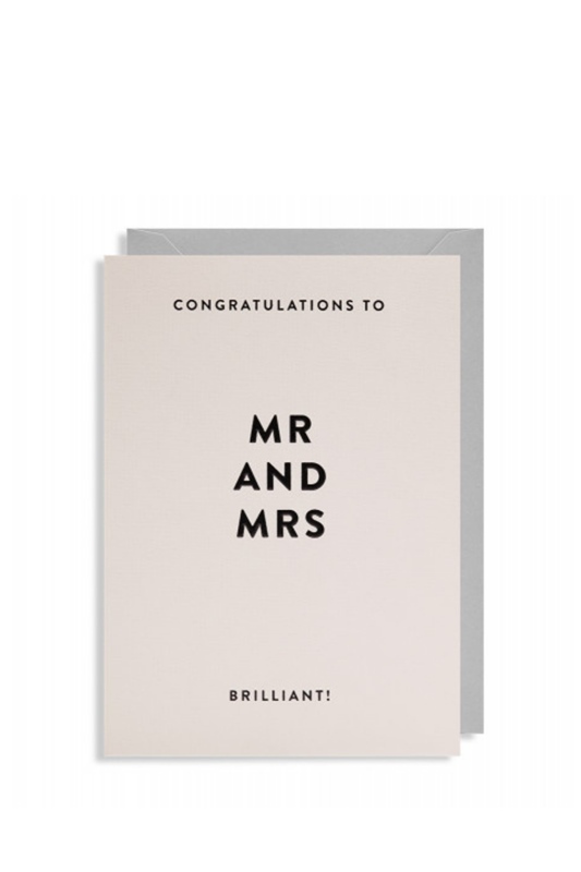 Klappkarte MR AND MRS