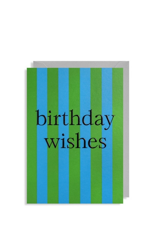 Klappkarte BIRTHDAY WISHES