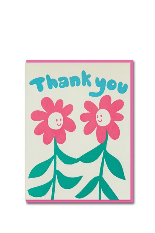 Klappkarte THANK YOU FLOWER