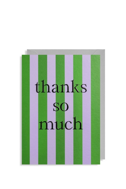 Klappkarte THANKS SO MUCH