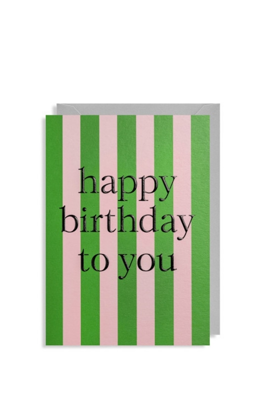 Klappkarte HAPPY BIRTHDAY TO YOU