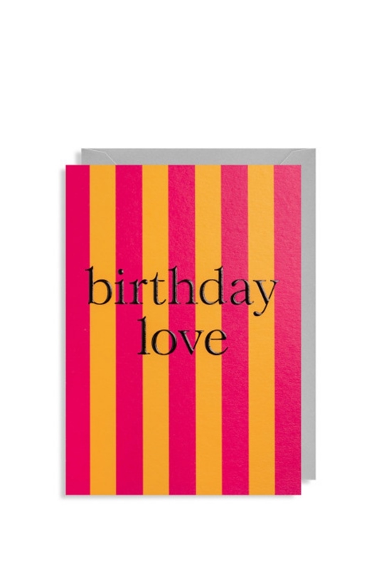 Klappkarte BIRTHDAY LOVE