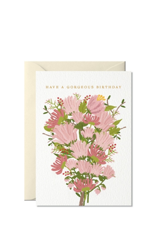 Klappkarte HAVE A GORGEOUS BIRTHDAY