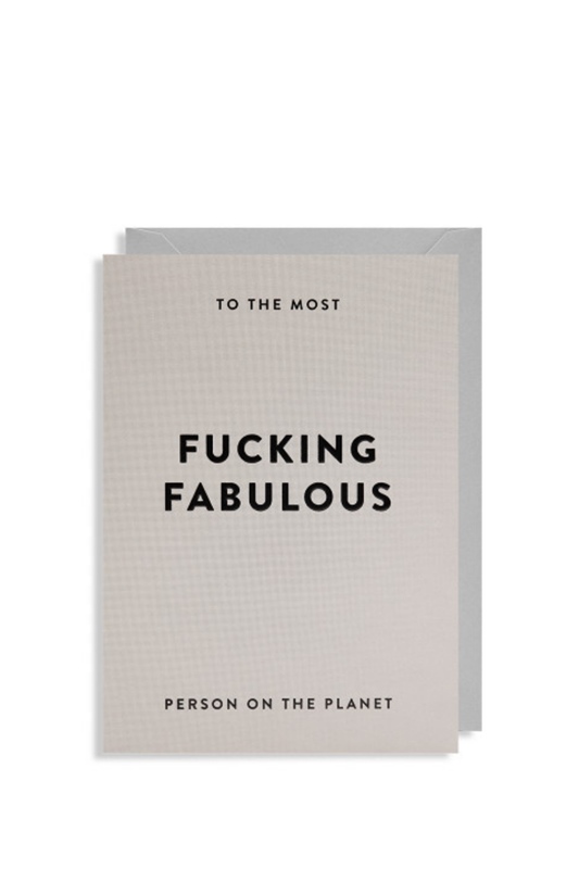 Klappkarte FUCKING FABULOUS
