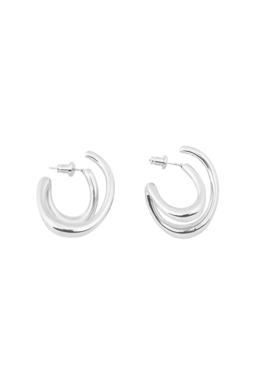 Ohrring Cutted SILBER