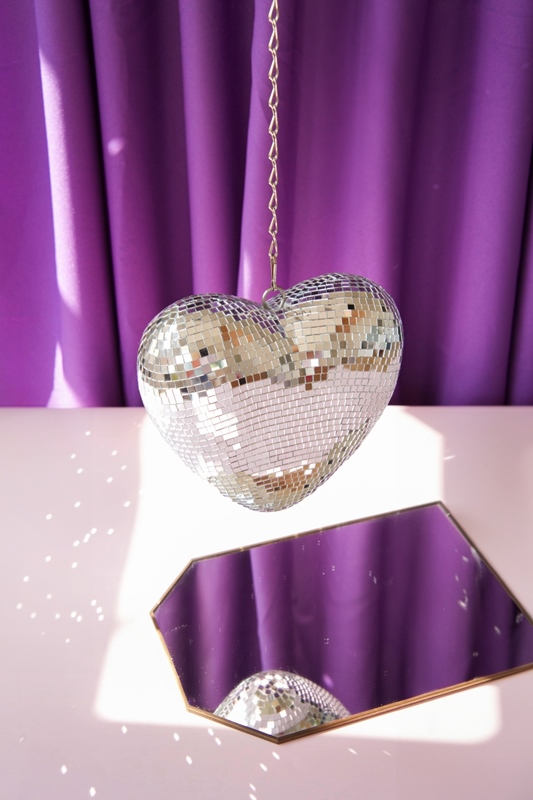 Discokugel Herz