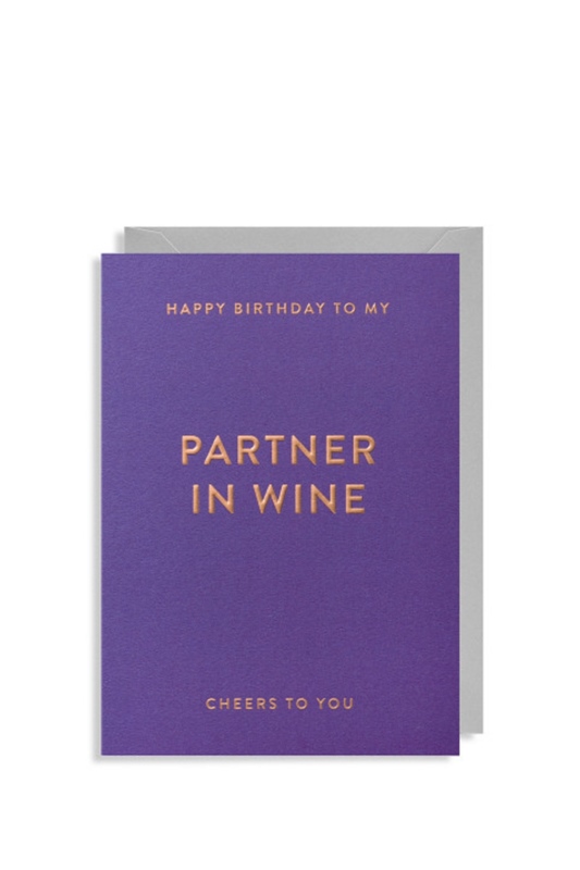 Klappkarte PARTNER IN WINE