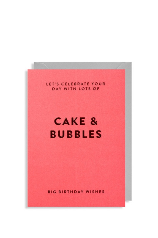 Klappkarte CAKE & BUBBLES