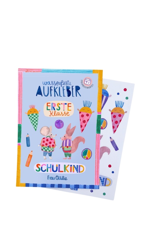 Sticker SCHULKIND &ndash; spülmaschinenfest & wasserfest