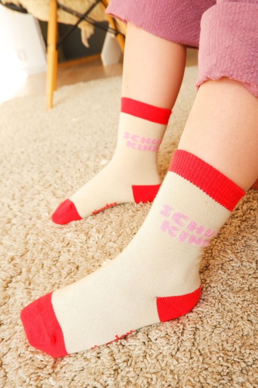 Socken Schulkind ROSA ROT