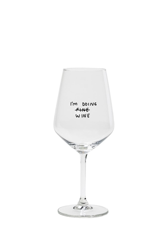 Weinglas I`M DOING WINE