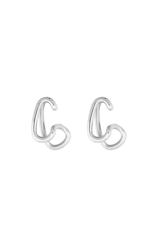 Earcuff 2er Set Clasp SILBER
