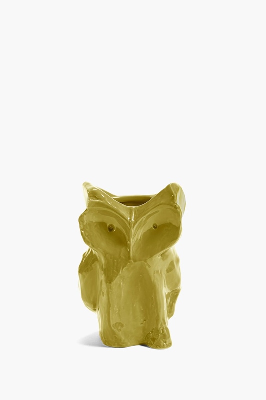 Vase Eule XS GELB