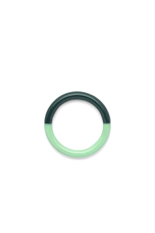 Ring Double Color Sea Green/Seasalt Green