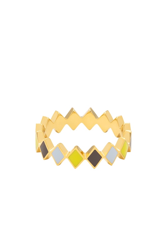 Ring Confetti gold POETRY