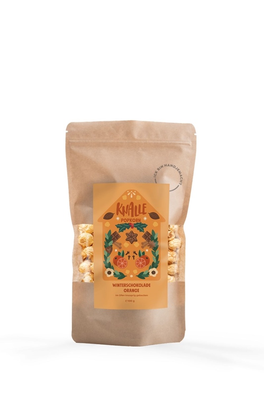 Popcorn Winterschokolade Orange
