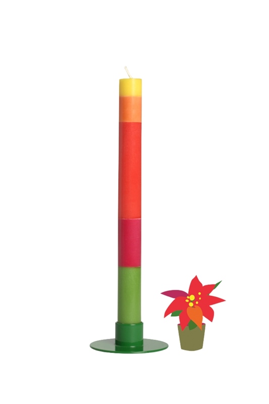 Kerze WEIHNACHTSSTERN