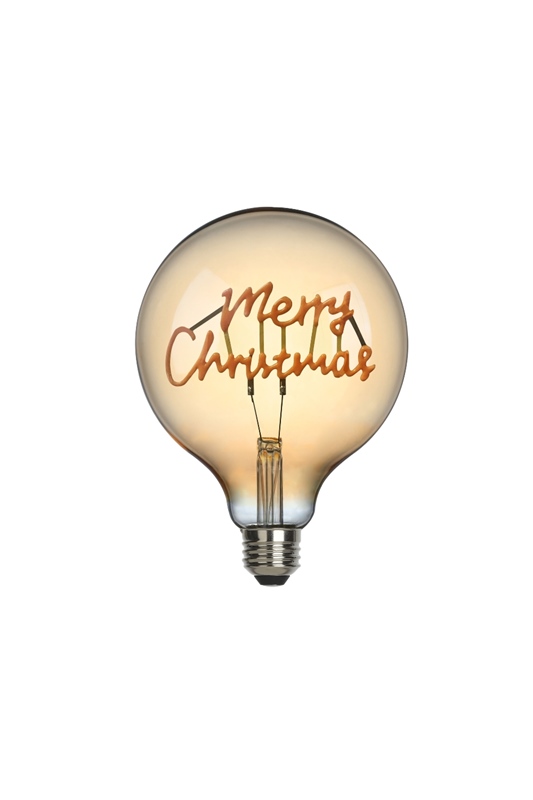 LED-Filament Leuchtmittel MERRY CHRISTMAS